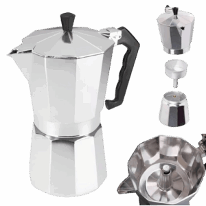 Cafeteira Italiana de Alumínio – 6 Xícaras